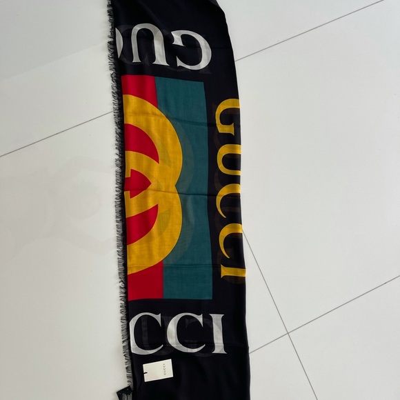 Gucci WEB' STRIPED SHAWL - Picture 4 of 6